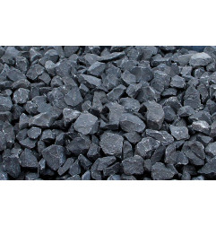 Black ebony crushed - gravel - Stone Bauma