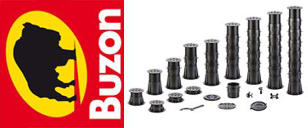 plots BUZON de qualité réglables et fixes pour terrasse