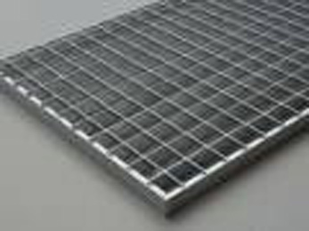 Galvanized steel floor grille