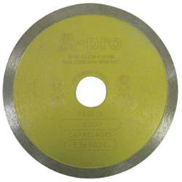 Disques diamantés pour la découpe des carrelages abrasifs, durs à très durs