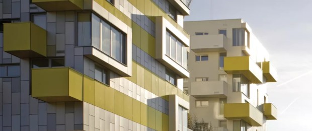 Collages of façade panels - Sika