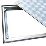 Inspection hatch for soil