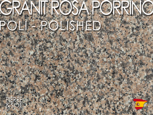 Granit rose Rosa Porrino Espagne Poli