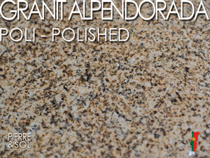 Granit jaune Alpendorada Amarelo Portugal Poli