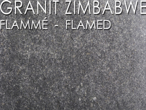 Granit Zimbabwe flammé