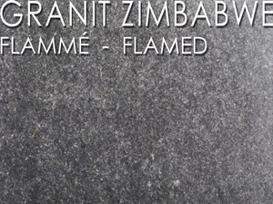 Granit Zimbabwe flammé
