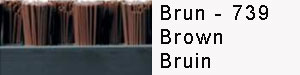 Brosse nylon Brun 739
