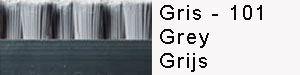 Gray nylon brush 101 Verimpex