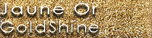 Capacho de designer em ouro amarelo Goldshine