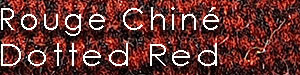 Felpudo diseño rojo china punteado rojo