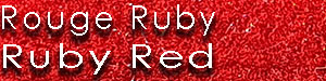 Ruby red designer doormat