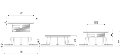 Dimension plot LINE ECO T-A1